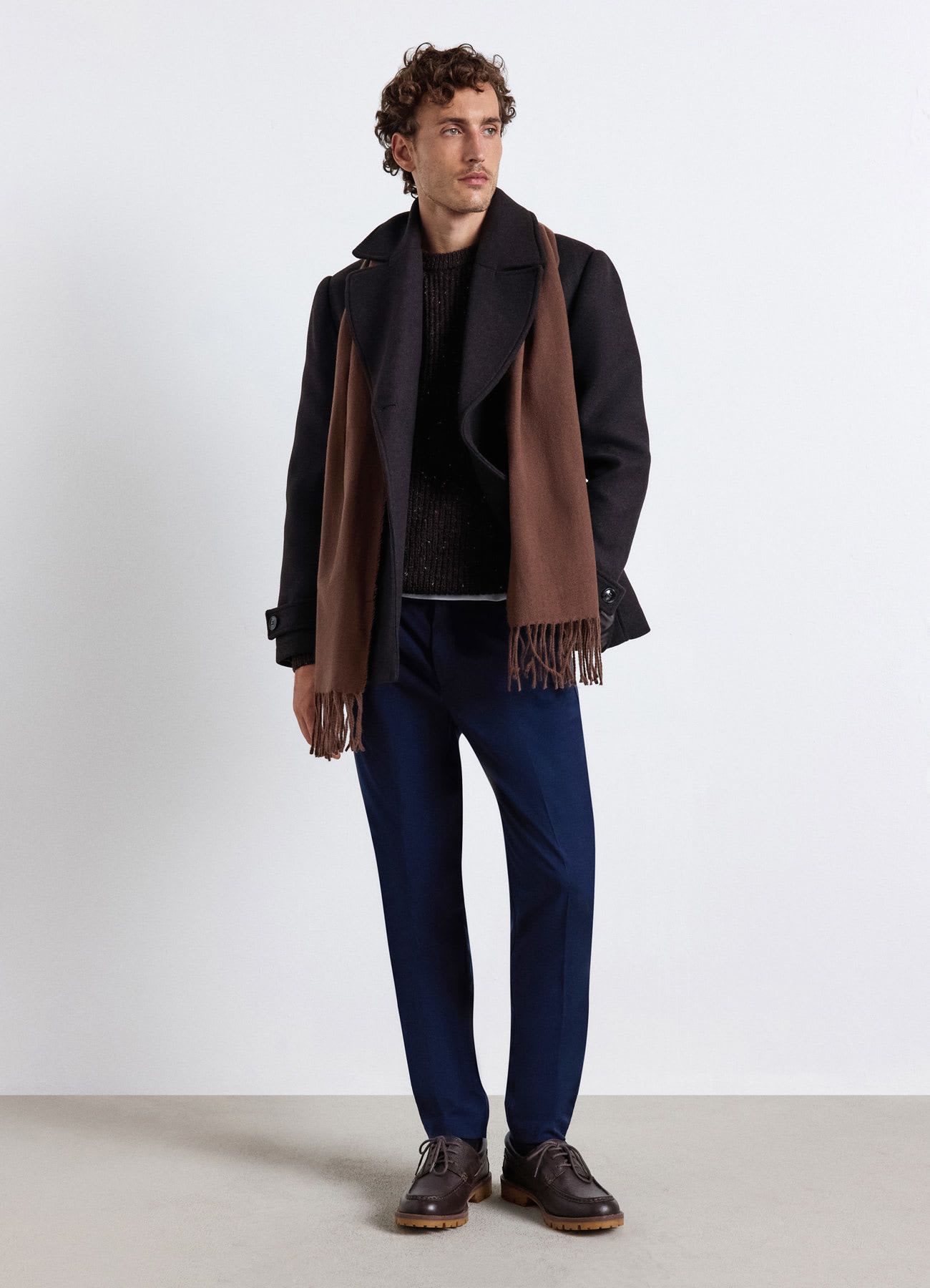 Pantaloni lunghi con vita elastica