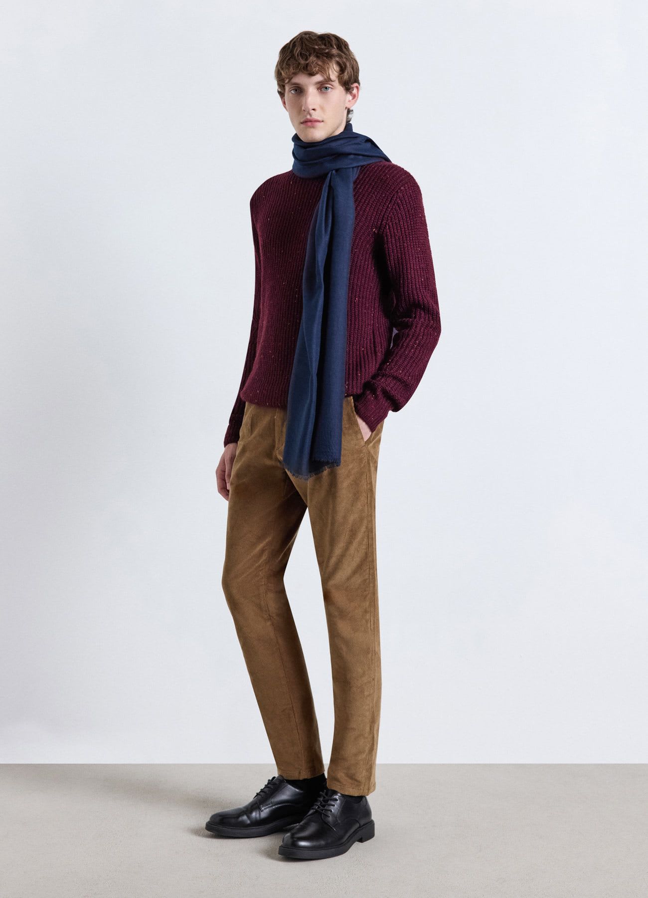 Maglione girocollo mélange