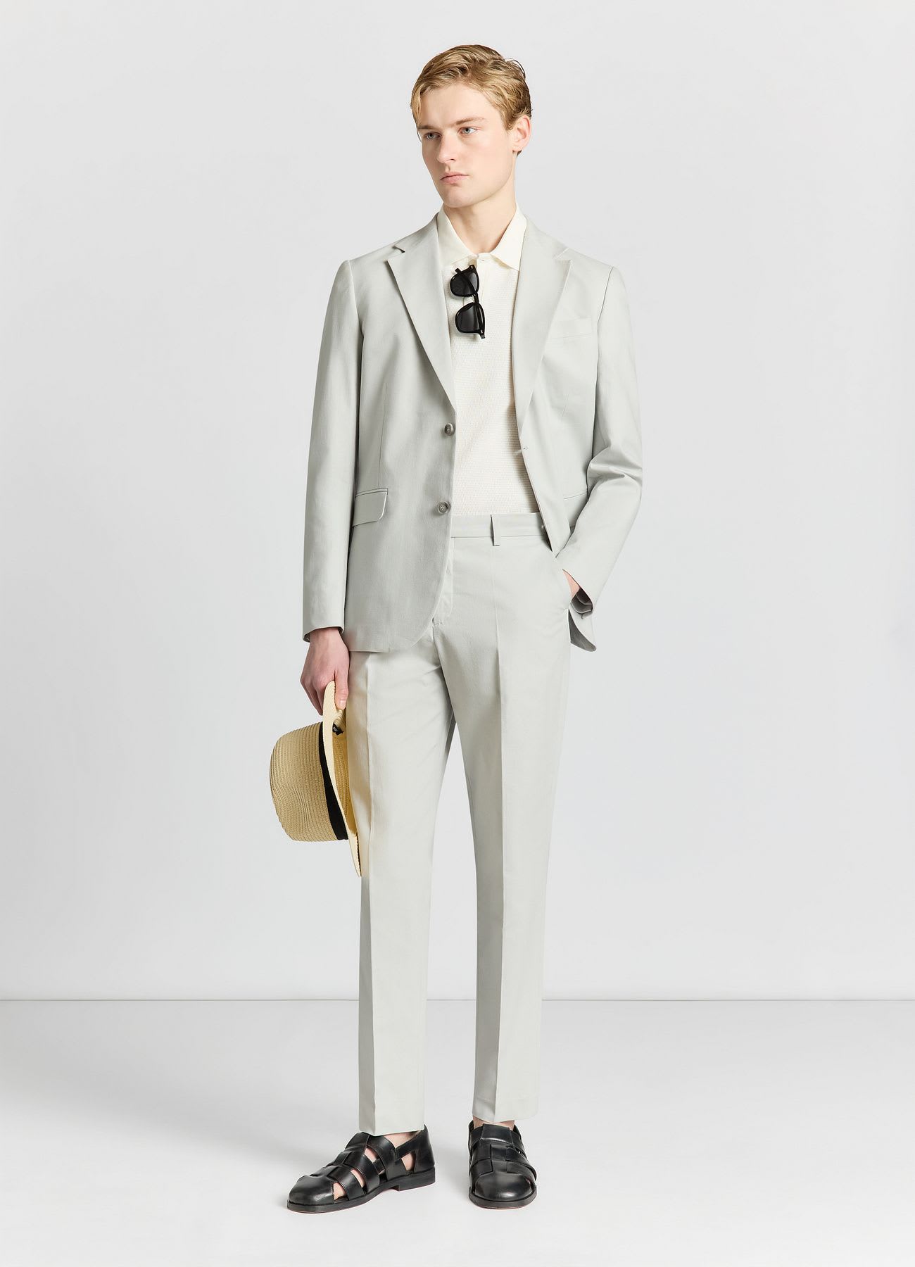 Pantaloni sartoriali con piega