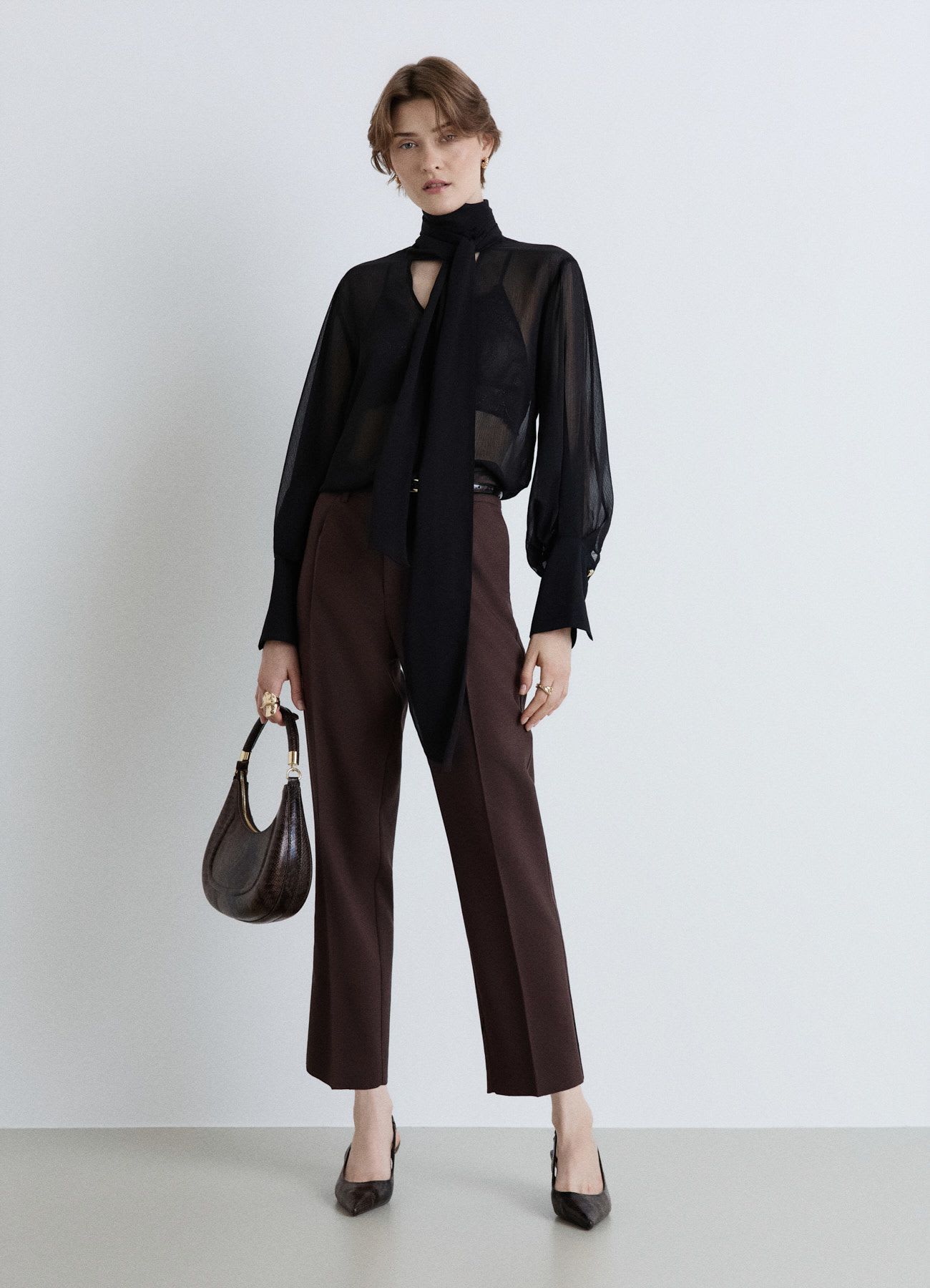 Blusa con fusciacca