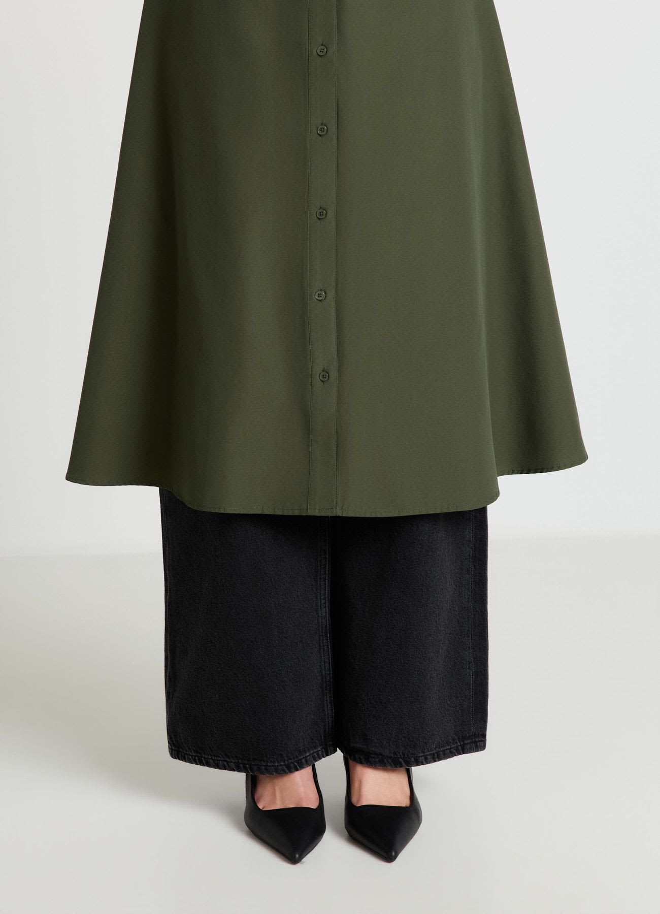 Slingback in pelle
