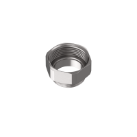 tecuro Angolo in ottone 90° con filettatura interna su entrambi i lati Rp 3/4 pollici per installazione acqua potabile ottone bianco CW617N