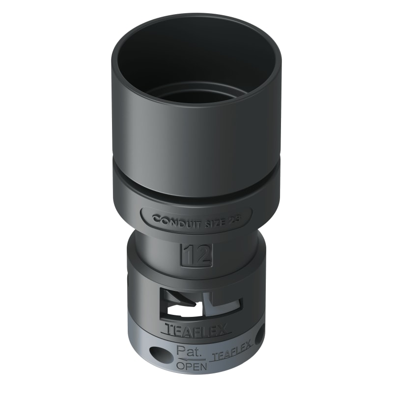 RACC.ADATTATORE NERO IP66 2312