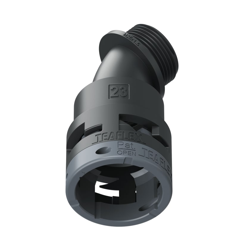 CURVA 45?IP66 BF23 M25 NERO