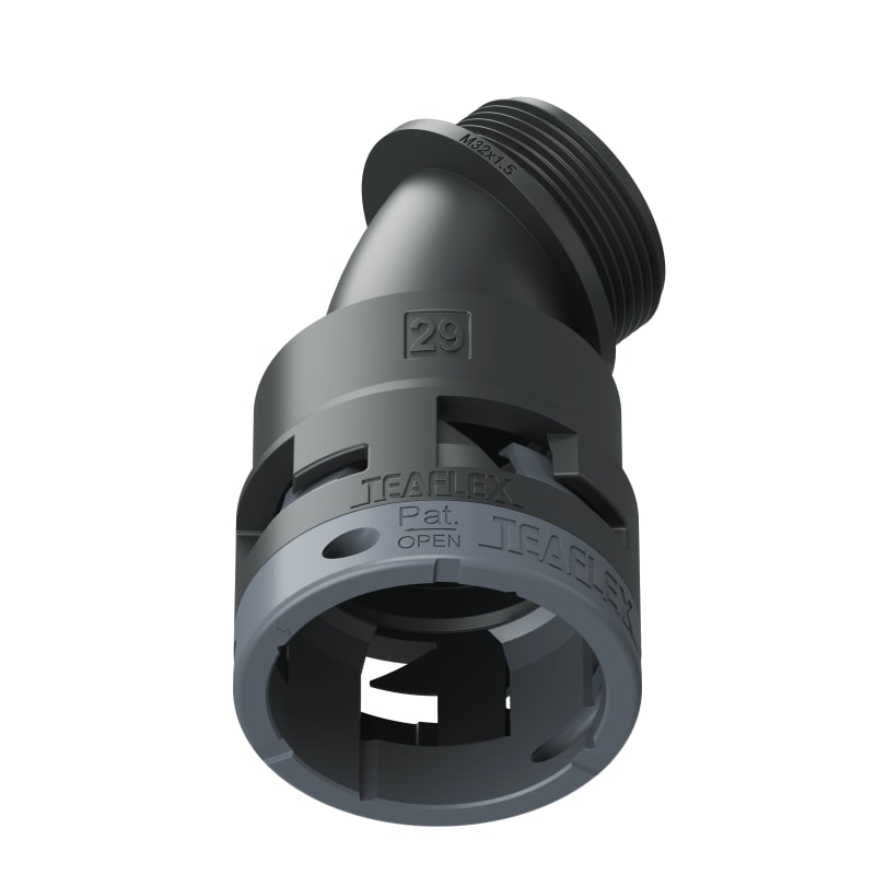 CURVA 45?IP66 BF29 M32 NERO