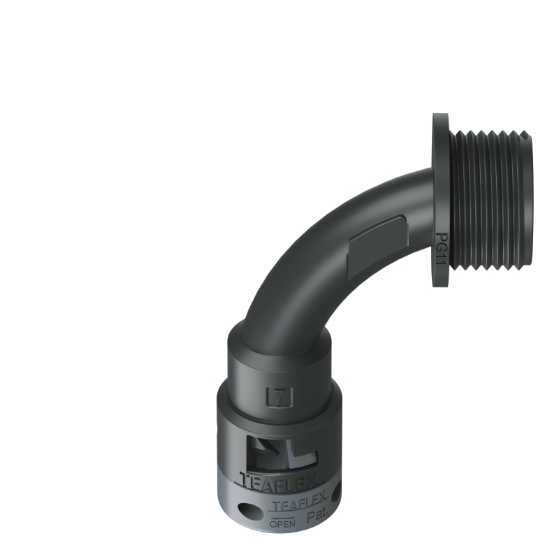 CURVA 90?IP66 BN07 PG11 NERO