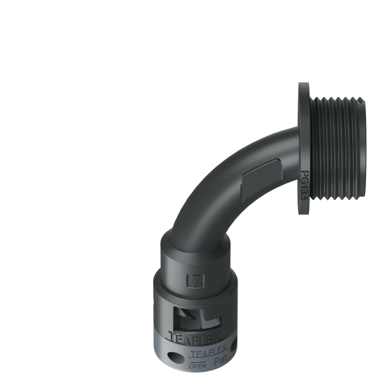 CURVA 90?IP66 BN07 PG13 NERO