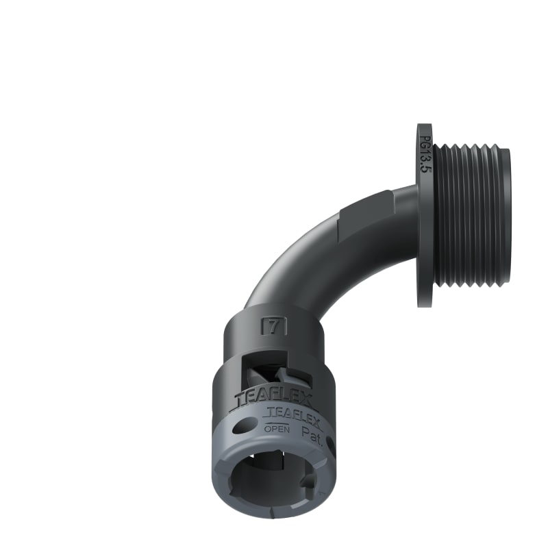 CURVA 90?IP66 BN07 PG13 NERO