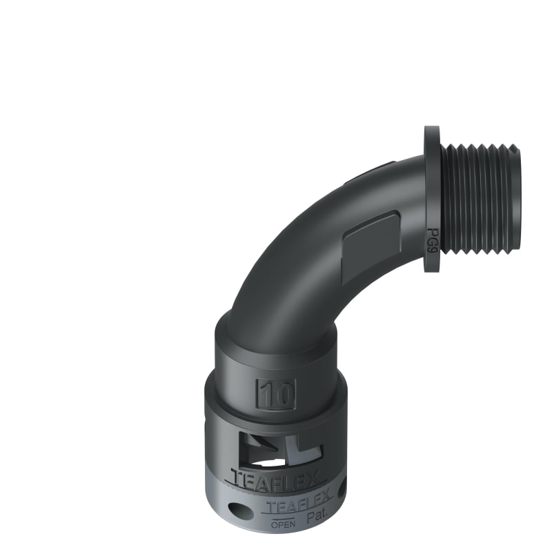 CURVA 90?IP66 BN10 PG09 NERO