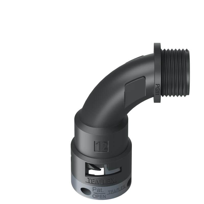 CURVA 90?IP66 BN12 PG11 NERO