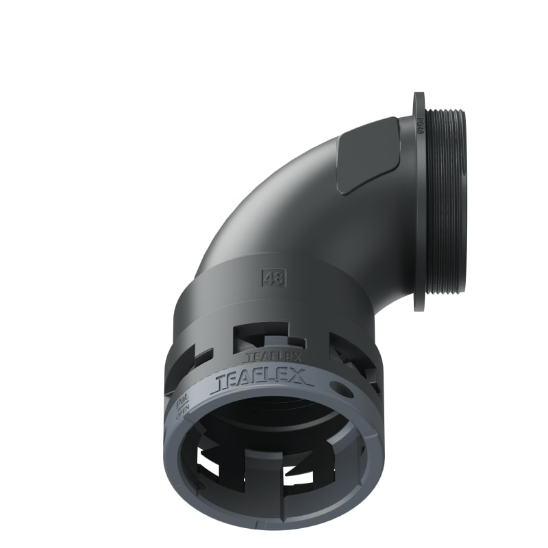 CURVA 90?IP66 BN48 PG48 NERO