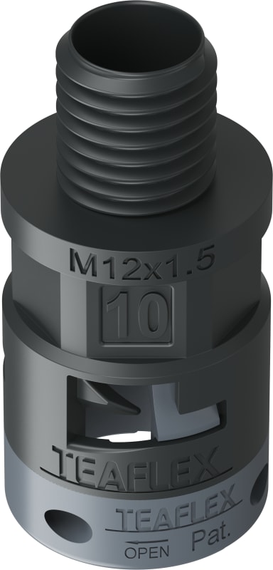 RACC.NERO   IP66 SM10  M12X1,5