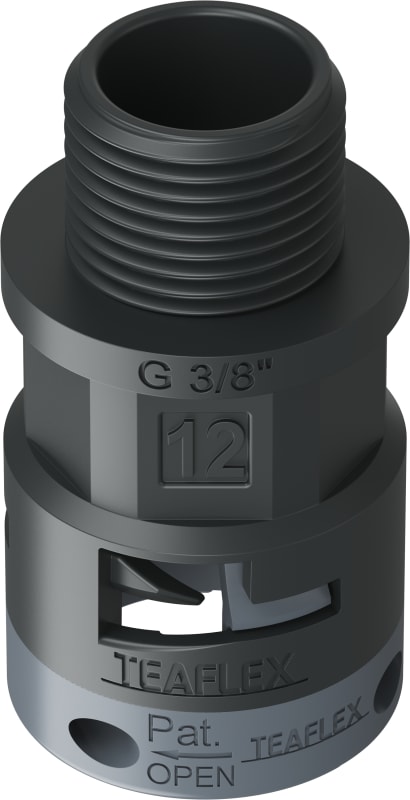 RACC. NERO   IP66 SM12 G  3/8