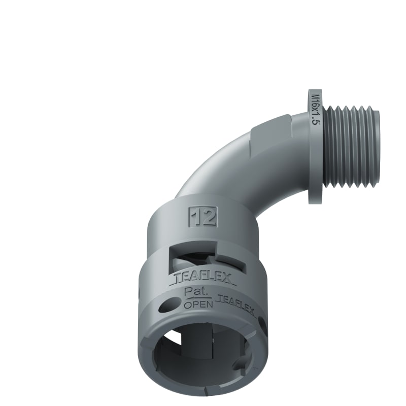 CURVA 90?IP66 BN12 M16  GRIGI