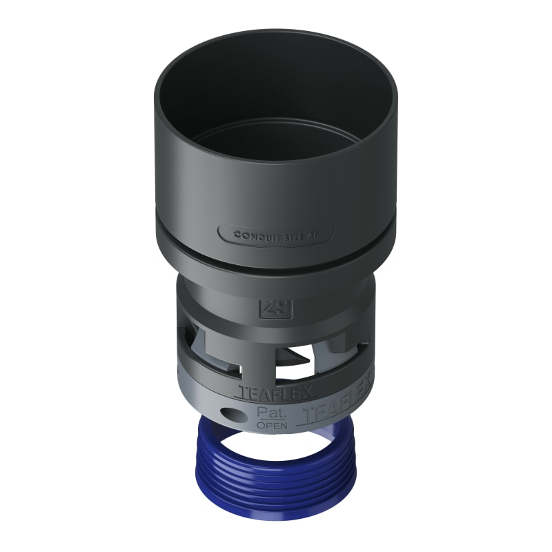 RACC.ADATTATORE NERO IP68 4829