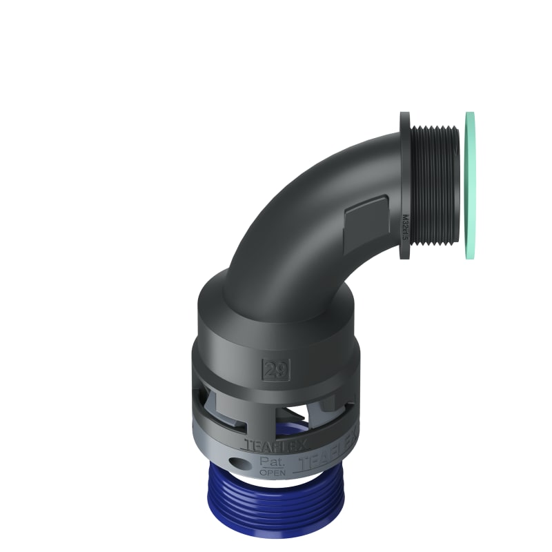 CURVA 90?IP68 BN29 M32 NERO
