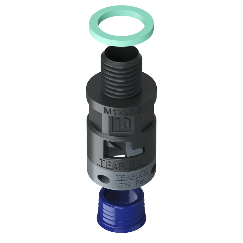 RACC.NERO   IP68 SM10  M12X1,5