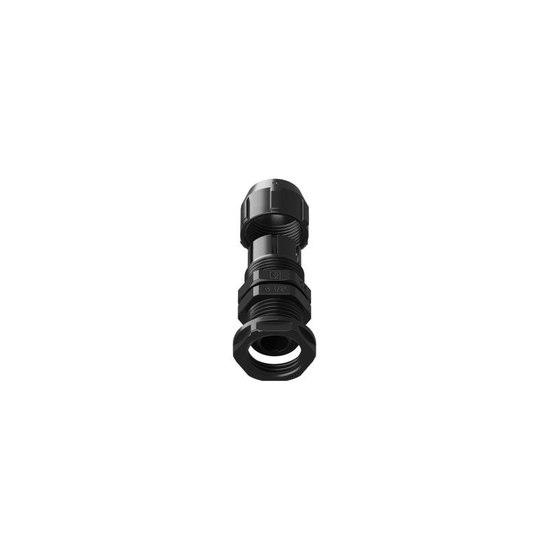 RACCORDO GLM12A   1/2  NERO