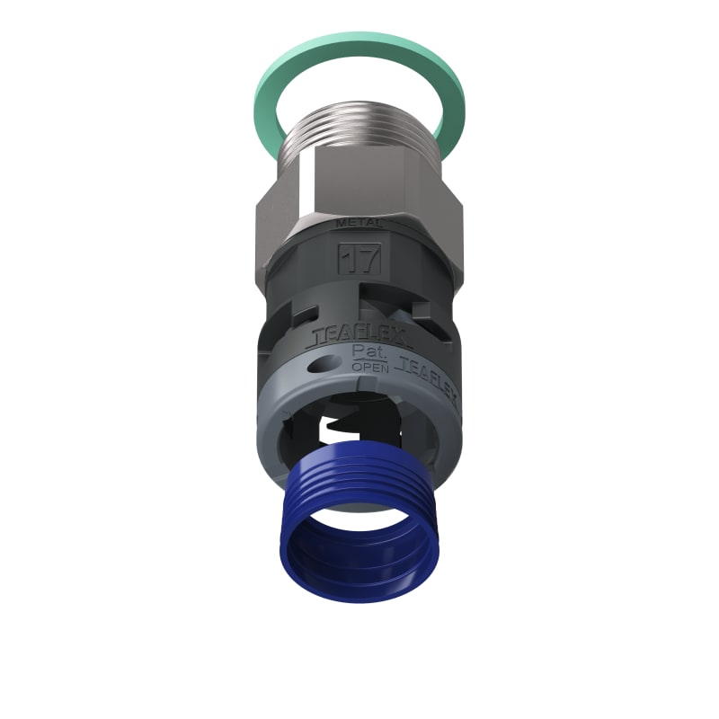 RACC.NERO   IP68 SM17  M25X1,5