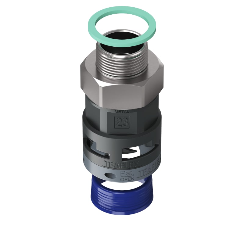 RACC.NERO   IP68 SM23  M25X1,5
