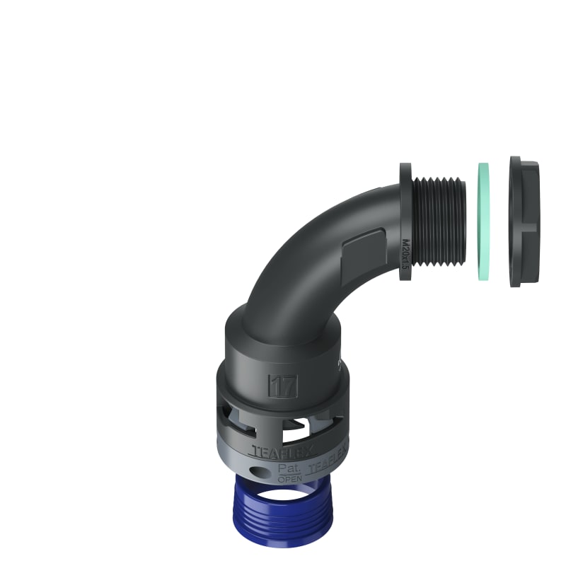 CURVA 90?IP68 BN17 M20 NERO