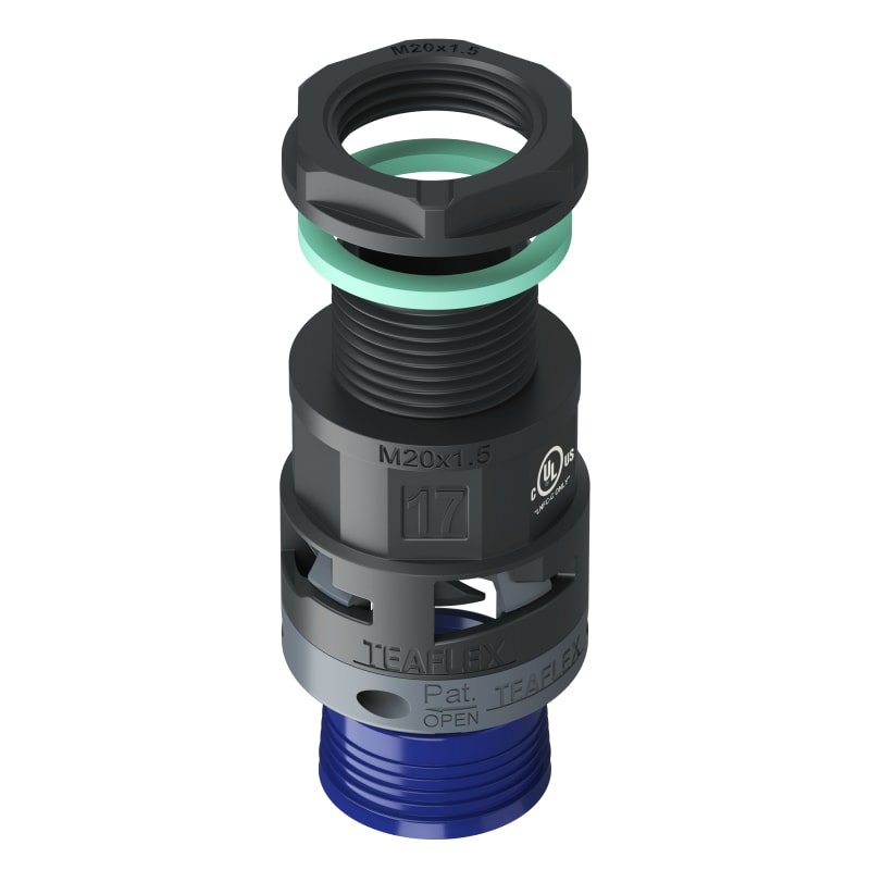 RACC.NERO IP68 SM17 M20X1,5