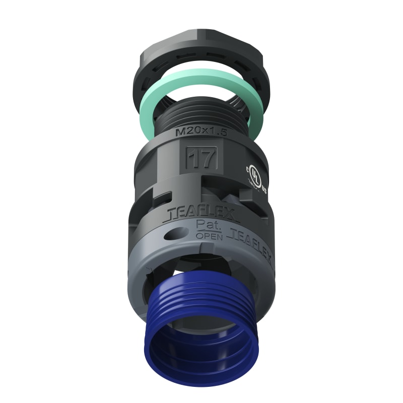 RACC.NERO IP68 SM17 M20X1,5