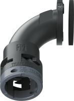 6BFL17 Raccordo FL a 90° senza spigoli a flangia in poliammide IP66