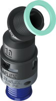 8BBF10G01-0001 Raccordo a 45° senza spigoli interni in poliammide IP68/IP69K