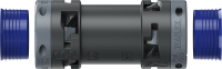 8BCS1717 Manicotto CS di giunzione per guaine in poliammide IP68 /IP69K