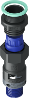 8BSR12P1307-0002 Raccordo SR diritto a pressacavo in poliammide IP68/IP69K