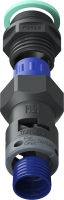 8BSR12P1307 Raccordo SR diritto a pressacavo in poliammide IP68/IP69K