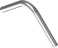 C01-0001 Curva C a 90° ricavate da tubo zincato