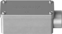 C101101-0002 1 via cassetta di derivazione a forma rettangolare in alluminio IP65