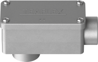 C204101-0002 2 ways 90° cast aluminium rectangular connecting box IP65