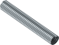 DAN035-0001 Guaina DAN flessibile in acciaio zincato a doppia aggraffatura IP40