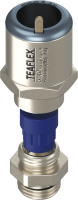 EXARPR1607M16-0002 Raccordo EXARPR ad innesto rapido in ottone nichelato con pressacavo ATEX