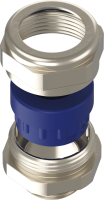 PRA01216-0001 Pressacavo PRA 1 foro in ottone nichelato IP68