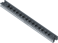 SR-0001 Support rail for SC tube clamp