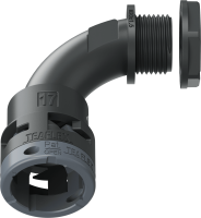 U6BBN17M20 Raccordo BN a 90° senza spigoli interni in poliammide IP66 cULus