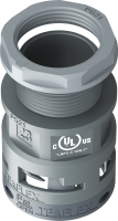 U6GSM23P21-0001 Raccordo SM diritto filetto maschio in poliammide IP66 cULus