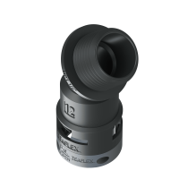 6BBF12N03 Raccordo BF a 45° senza spigoli interni in poliammide IP66
