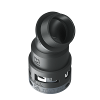 6BBF23P21 Racor BF de 45° sin bordes internos en poliamida IP66