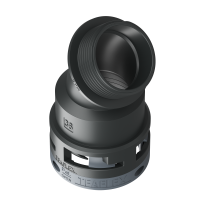 6BBF36G06 Racor BF de 45° sin bordes internos en poliamida IP66