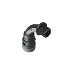 6BBN07G01 Raccordo BN a 90° senza spigoli interni in poliammide IP66