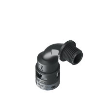 6BBN10G01 Raccordo BN a 90° senza spigoli interni in poliammide IP66