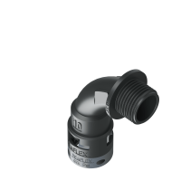 6BBN10G02 Raccordo BN a 90° senza spigoli interni in poliammide IP66