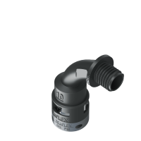 6BBN10M12 Raccordo BN a 90° senza spigoli interni in poliammide IP66