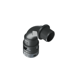 6BBN10P09 Raccordo BN a 90° senza spigoli interni in poliammide IP66