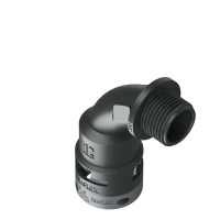 6BBN12G02 Raccordo BN a 90° senza spigoli interni in poliammide IP66